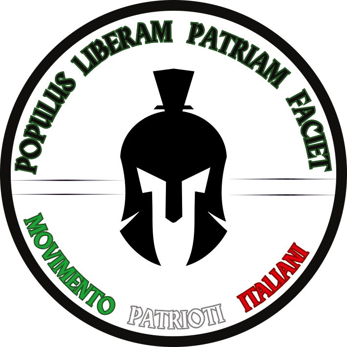 Sticker Tondo "Patrioti Italiani"